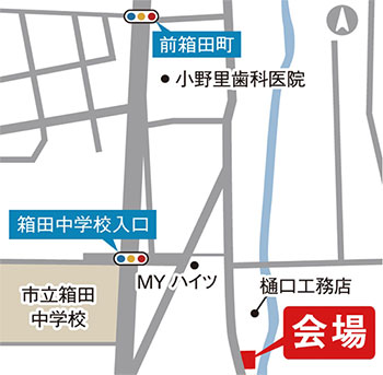 前箱田モデル 地図